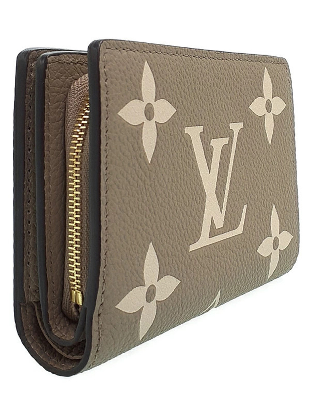 Louis Vuitton Empreinte Bi Portefeuille Monogram Claire Short fold Bicolor Brown